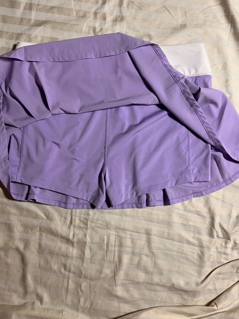 Prince Lavender Pleated Tennis Skort Size XL Tenniscore Athletic Skirt Pocket - Picture 10 of 14